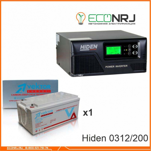 ИБП Hiden Control HPS20-0312 + Vektor VPbC 12-200 фото 3