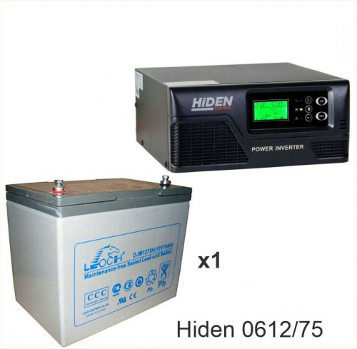 ИБП Hiden Control HPS20-0612 + LEOCH DJM1275