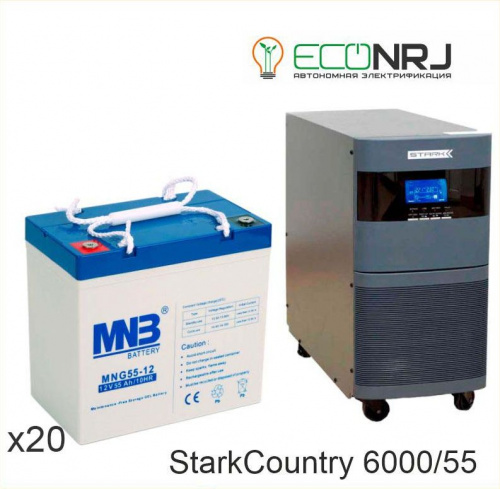 Stark Country 6000 Online, 12А + MNB MNG55-12 фото 2