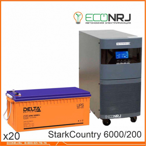 Stark Country 6000 Online, 12А + Delta DTM 12200 L фото 3