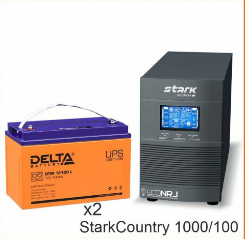 Stark Country 1000 Online, 16А + Delta DTM 12100 L