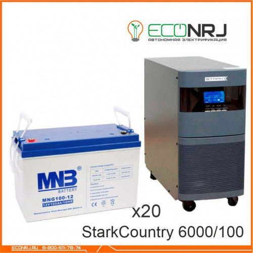 Stark Country 6000 Online, 12А + MNB MNG100-12 фото 3