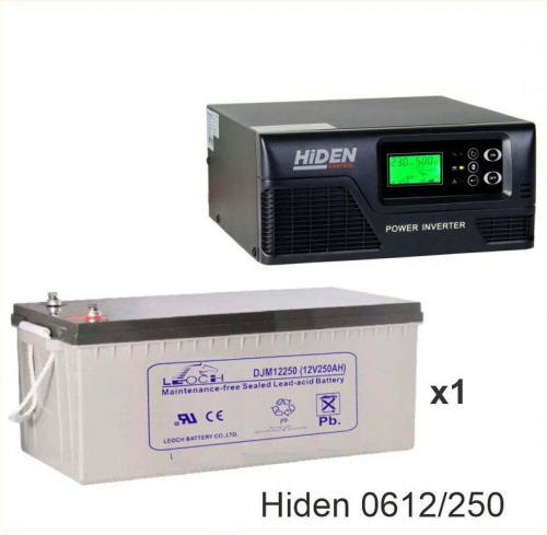 ИБП Hiden Control HPS20-0612 + LEOCH DJM12250