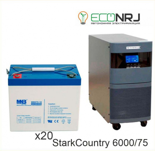 Stark Country 6000 Online, 12А + MNB MNG75-12 фото 2