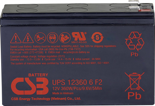 Аккумуляторная батарея CSB UPS123606 F2