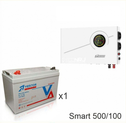 ИБП Powerman Smart 500 INV + Vektor GL 12-100