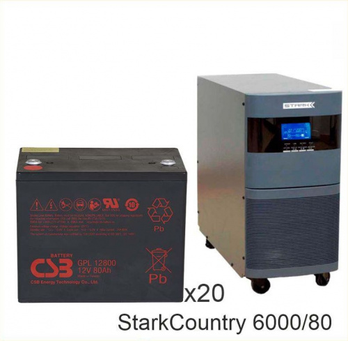 Stark Country 6000 Online, 12А + CSB GPL12800