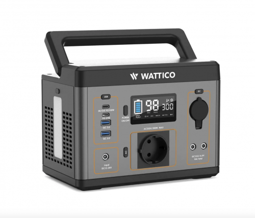 Wattico 300 cолнечный генератор (портативная электростанция Camp300 + Солнечная панель Wattico SP100) фото 7