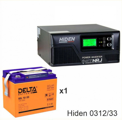 ИБП Hiden Control HPS20-0312 + Delta GEL 12-33