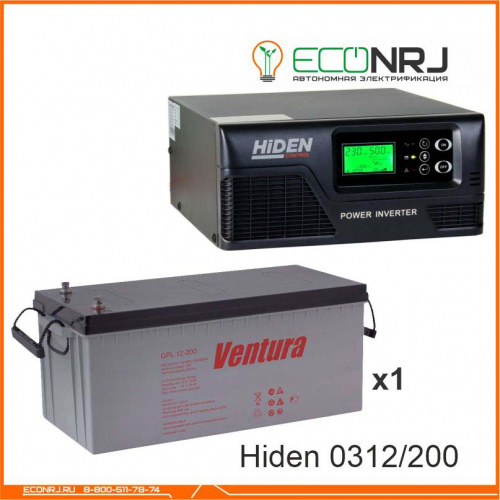 ИБП Hiden Control HPS20-0312 + Ventura GPL 12-200 фото 3