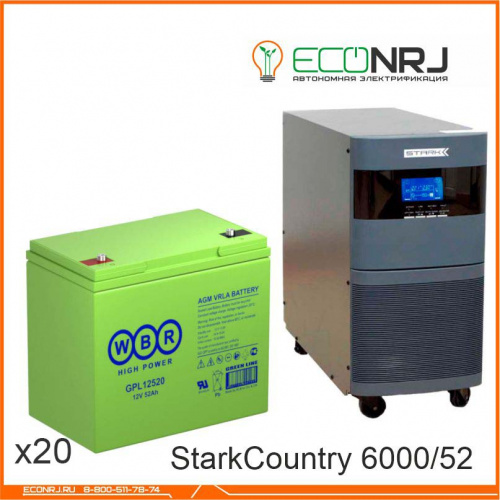 Stark Country 6000 Online, 12А + WBR GPL12520 фото 3