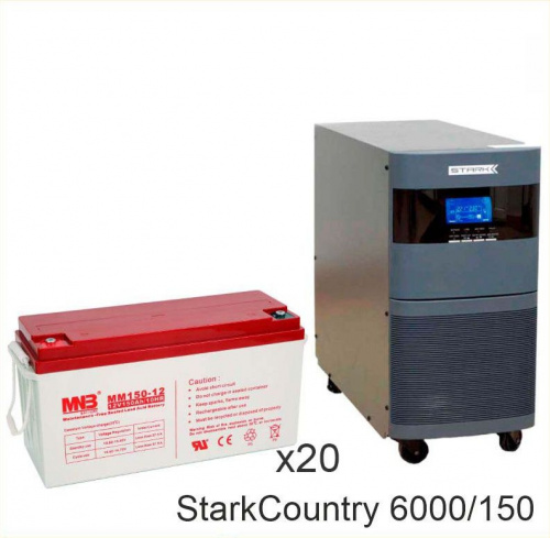 Stark Country 6000 Online, 12А + MNB MМ150-12