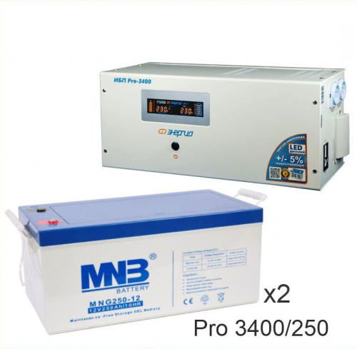 Энергия PRO-3400 + Аккумуляторная батарея MNB MNG250-12