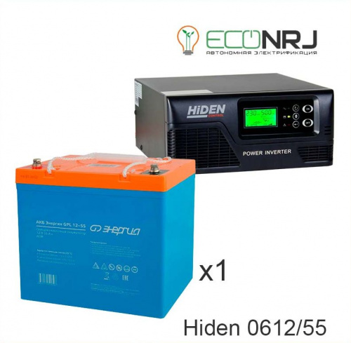 ИБП Hiden Control HPS20-0612 + Энергия GPL 12–55 фото 2