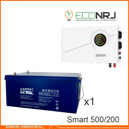 ИБП Powerman Smart 500 INV + ETALON AHRX 12-200 GL фото 2