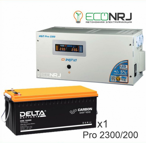 Энергия PRO-2300 + Аккумуляторная батарея Delta CGD 12200 фото 2