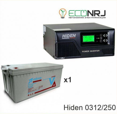 ИБП Hiden Control HPS20-0312 + Vektor GL 12-250 фото 3