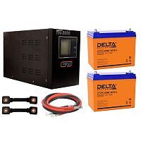 Инвертор (ИБП) Энергия Гарант-2000 + Аккумуляторная батарея Delta DTM 1275 L