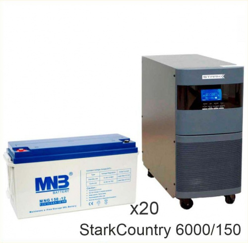 Stark Country 6000 Online, 12А + MNB MNG150-12