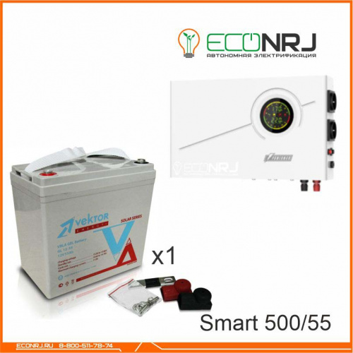 ИБП Powerman Smart 500 INV + Vektor GL 12-55 фото 3