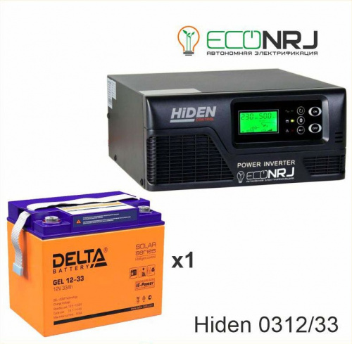 ИБП Hiden Control HPS20-0312 + Delta GEL 12-33 фото 2