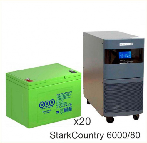 Stark Country 6000 Online, 12А + WBR GPL12800