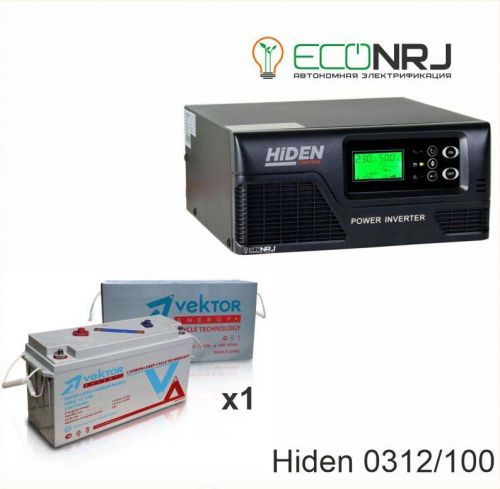 ИБП Hiden Control HPS20-0312 + Vektor VPbC 12-100 фото 2