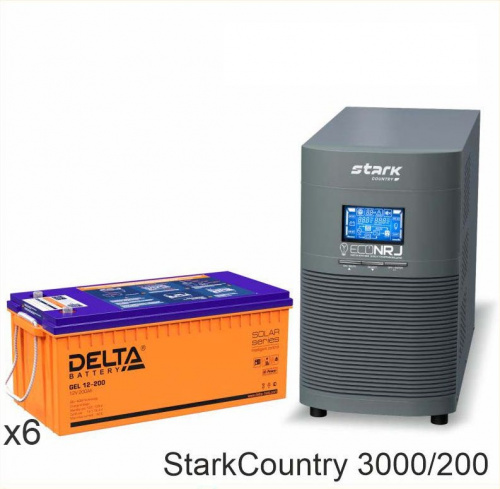 Stark Country 3000 Online, 12А + Delta GEL 12-200