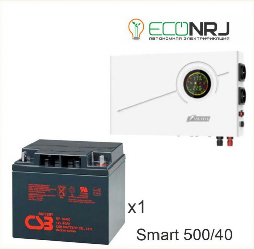 ИБП Powerman Smart 500 INV + CSB GP12400 фото 2