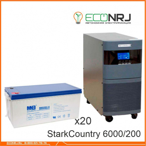 Stark Country 6000 Online, 12А + MNB MNG200-12 фото 3