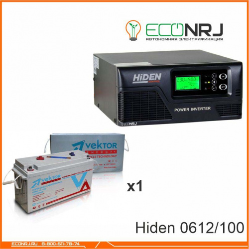 ИБП Hiden Control HPS20-0612 + Vektor VPbC 12-100 фото 3