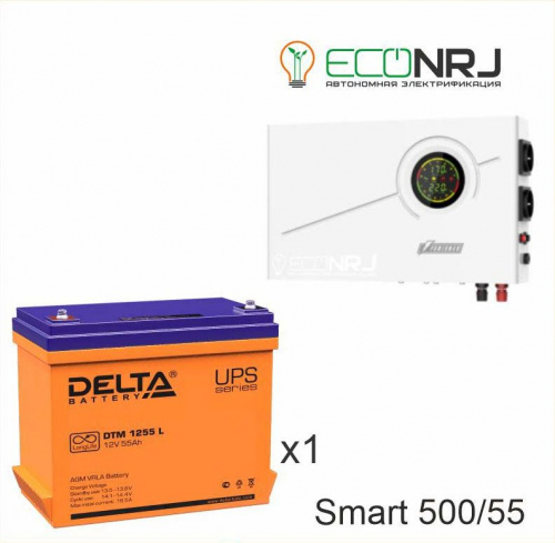 ИБП Powerman Smart 500 INV + Delta DTM 1255 L фото 2