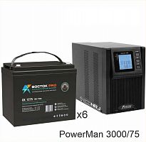 ИБП POWERMAN ONLINE 3000 Plus + ВОСТОК PRO СК-1275