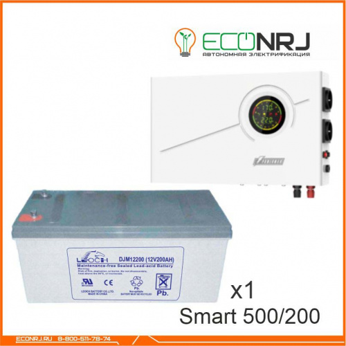 ИБП Powerman Smart 500 INV + LEOCH DJM12200 фото 3