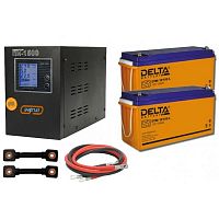 Инвертор (ИБП) Энергия Гарант-1500 + Аккумуляторная батарея Delta DTM 12150 L