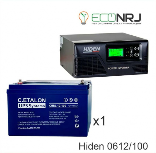 ИБП Hiden Control HPS20-0612 + ETALON CHRL 12-100 фото 2