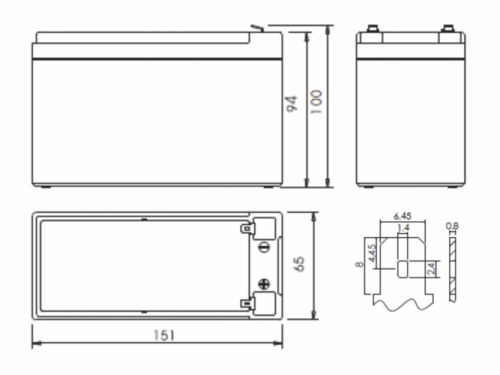 Аккумуляторная батарея POWERMAN Battery CA1272 фото 3