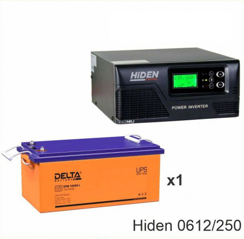 ИБП Hiden Control HPS20-0612 + Delta DTM 12250 L