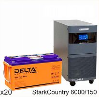 Stark Country 6000 Online, 12А + Delta GEL 12-150