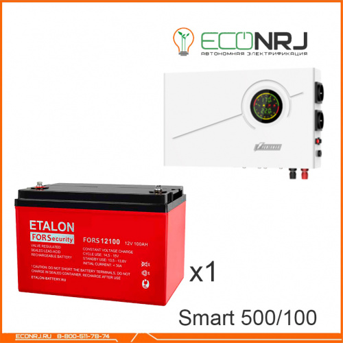 ИБП Powerman Smart 500 INV + ETALON FORS 12100 фото 2