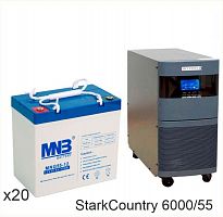 Stark Country 6000 Online, 12А + MNB MNG55-12