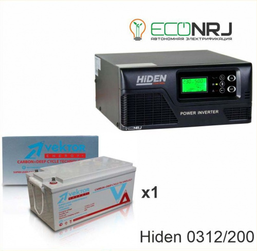 ИБП Hiden Control HPS20-0312 + Vektor VPbC 12-200 фото 2