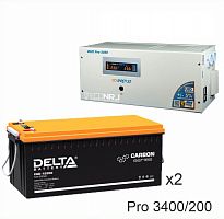 Энергия PRO-3400 + Аккумуляторная батарея Delta CGD 12200