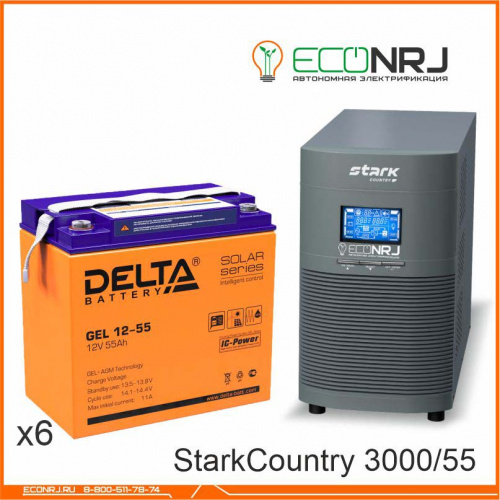 Stark Country 3000 Online, 12А + Delta GEL 12-55 фото 3