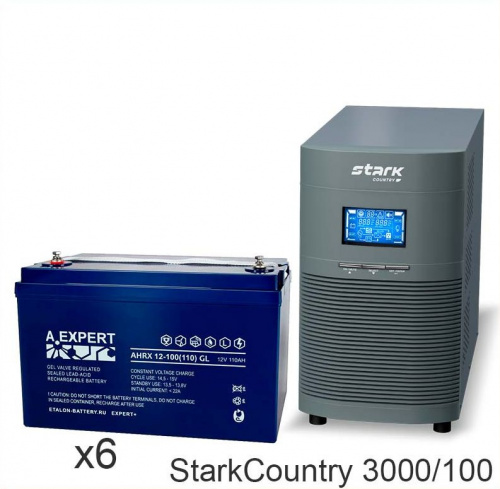 Stark Country 3000 Online, 12А + ETALON AHRX 12-100 GL