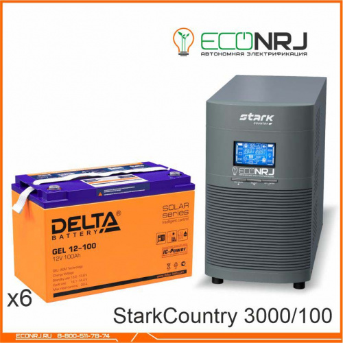 Stark Country 3000 Online, 12А + Delta GEL 12-100 фото 3