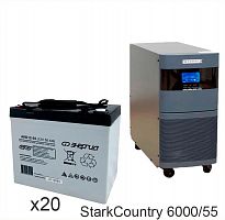 Stark Country 6000 Online, 12А + Энергия АКБ 12–55