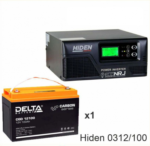 ИБП Hiden Control HPS20-0312 + Delta CGD 12100