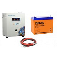 Инвертор (ИБП) Энергия PRO-800 + Аккумуляторная батарея Delta DTM 1275 L