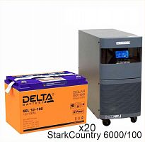 Stark Country 6000 Online, 12А + Delta GEL 12-100